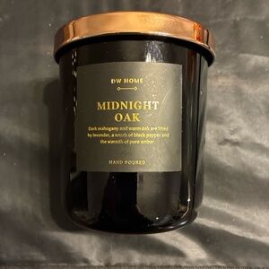 DW Home Midnight Oak Candle with Black and Copper
